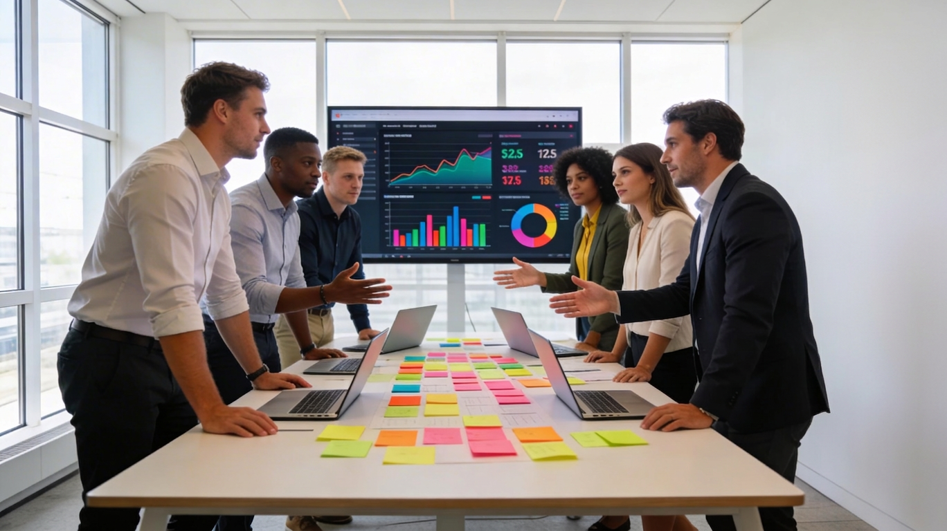 Team working session